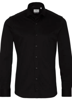 ETERNA Hemden|Big Boys*Jersey Shirt Jersey Langarm Schwarz