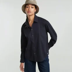 G-star Raw Blusen*Jersey shirt ls wmn osaka blue