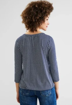 Street One Shirts*Jersey Shirt mit Print deep blue