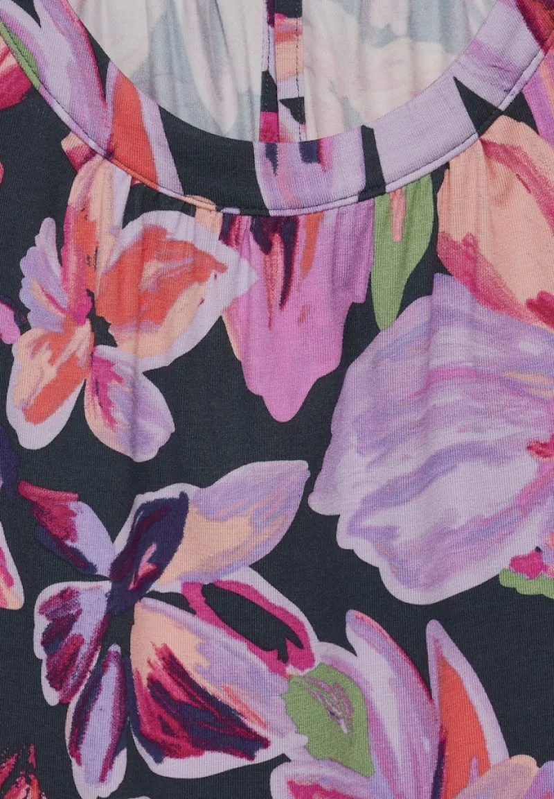 Street One Shirts*Jersey Top mit Print magnolia pink