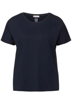 Street One Shirts*Jersey T-Shirt deep blue