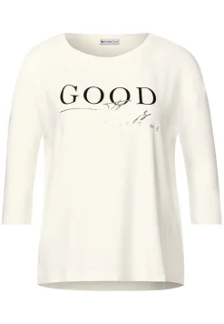 Street One Shirts*Jersey T-Shirt mit Wording off white