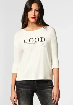 Street One Shirts*Jersey T-Shirt mit Wording off white