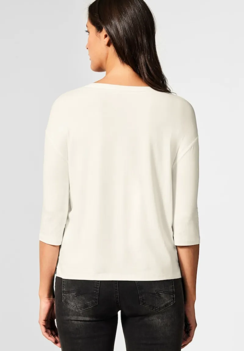 Street One Shirts*Jersey T-Shirt mit Wording off white