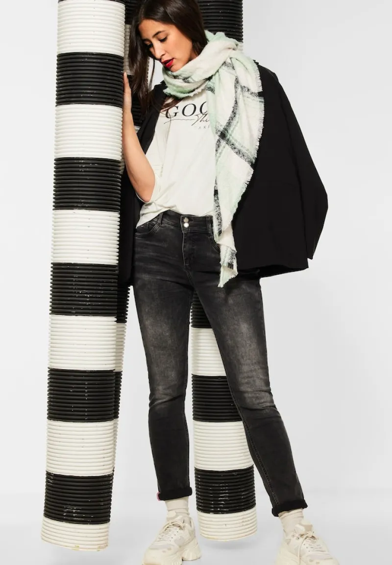 Street One Shirts*Jersey T-Shirt mit Wording off white