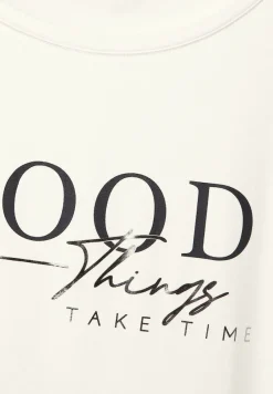 Street One Shirts*Jersey T-Shirt mit Wording off white