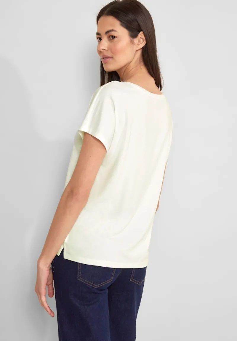 Street One Shirts*Jersey T-Shirt off white