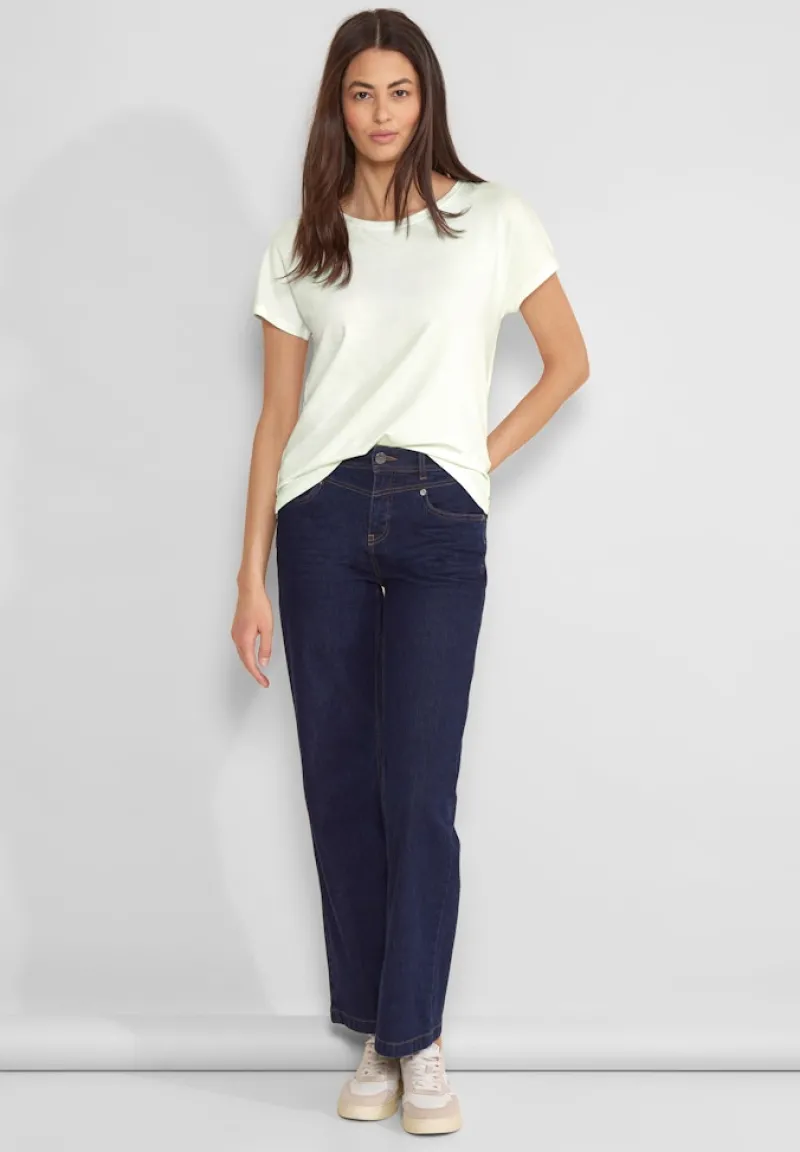 Street One Shirts*Jersey T-Shirt off white