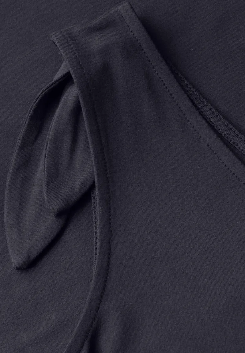 STREET ONE STUDIO Kleider*Jersey-Kleid mit Knoten dark void blue