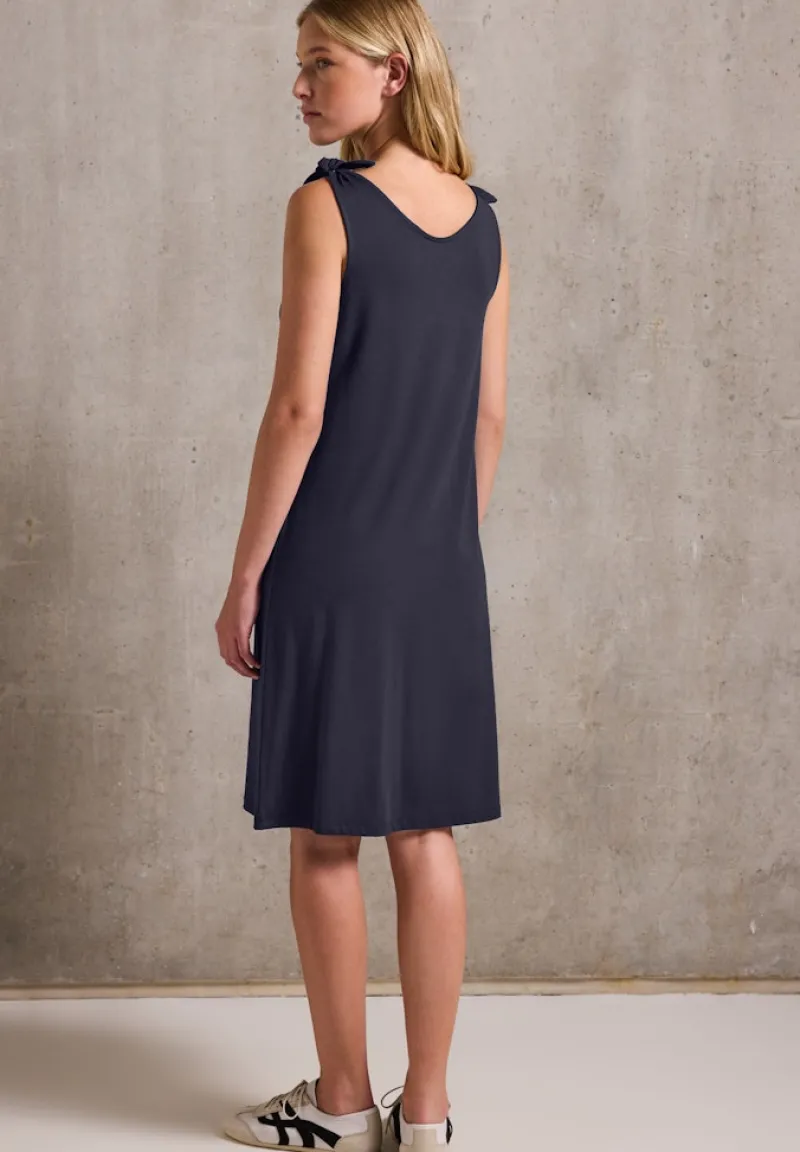 STREET ONE STUDIO Kleider*Jersey-Kleid mit Knoten dark void blue