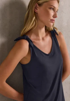 STREET ONE STUDIO Kleider*Jersey-Kleid mit Knoten dark void blue