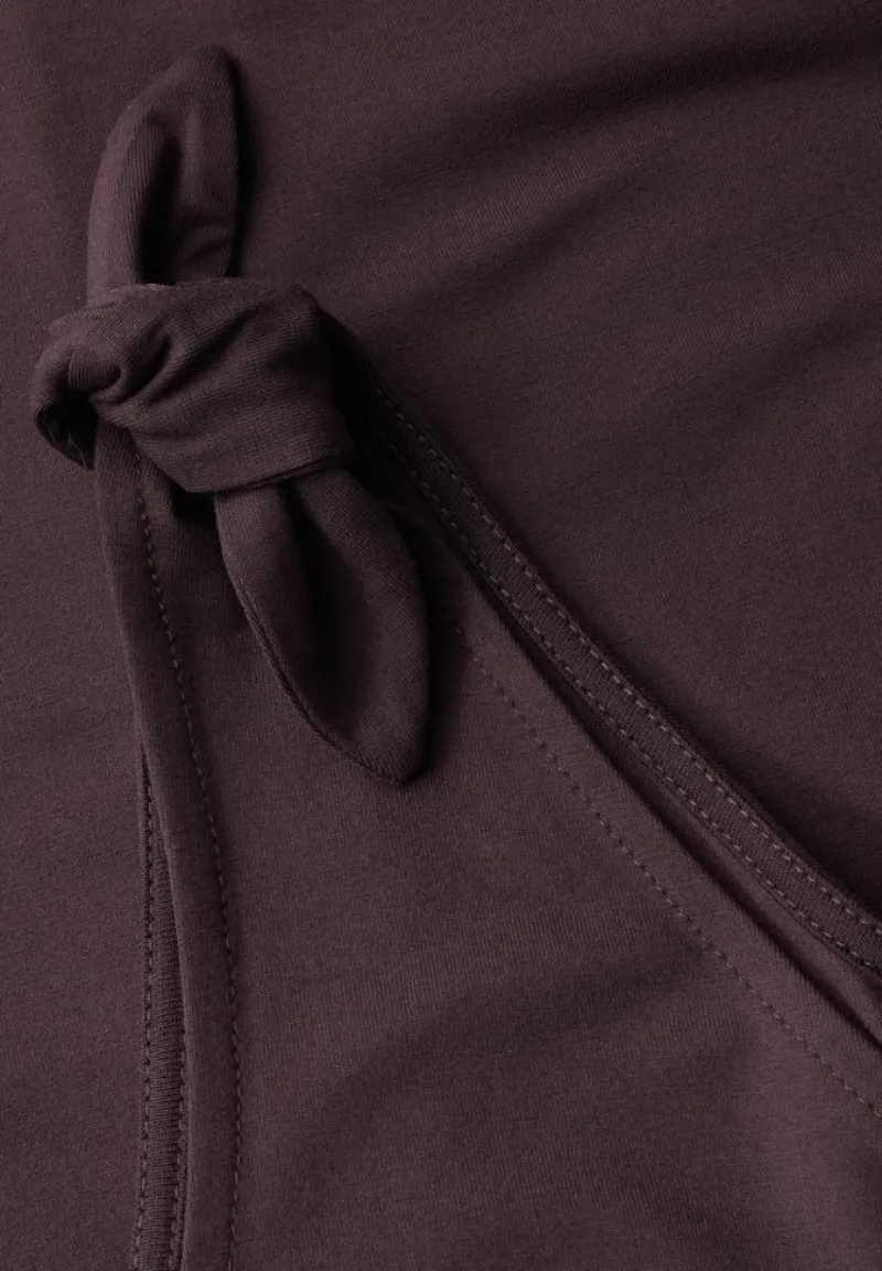 STREET ONE STUDIO Kleider*Jersey-Kleid mit Knoten fudge red