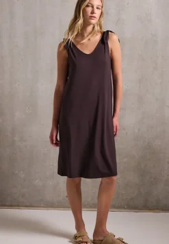 STREET ONE STUDIO Kleider*Jersey-Kleid mit Knoten fudge red