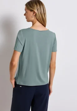 Street One Shirts*Jersey-Shirt mit Cut-Out arona blue