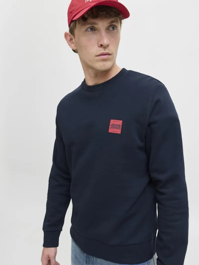 Jack & Jones Pullover & Sweatshirts*JJBRANDY SWEAT CREW NECK LN Sky Captain