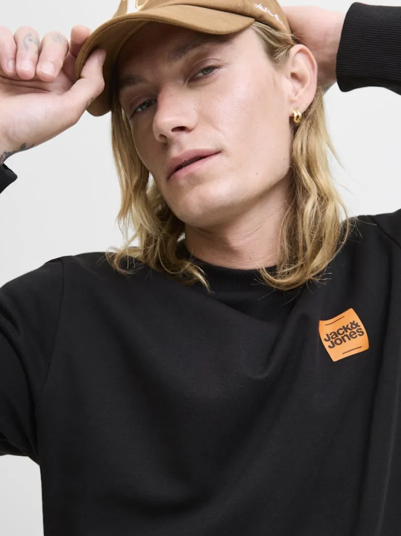 Jack & Jones Pullover & Sweatshirts*JJBRANDY SWEAT CREW NECK LN Black
