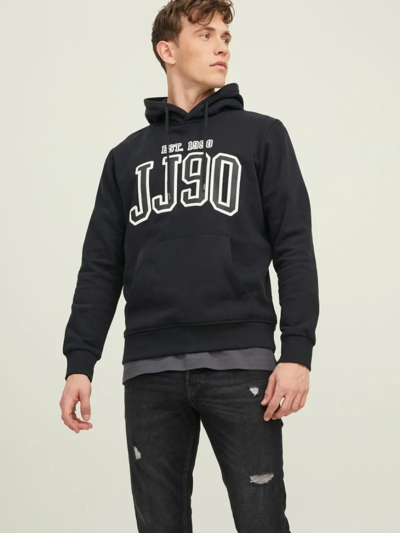 Jack & Jones Pullover & Sweatshirts*JJCEMB SWEAT HOOD Black