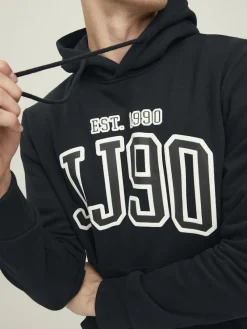 Jack & Jones Pullover & Sweatshirts*JJCEMB SWEAT HOOD Black