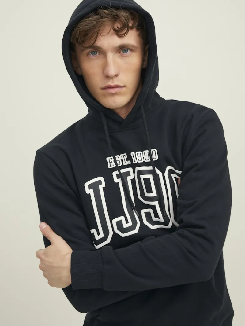 Jack & Jones Pullover & Sweatshirts*JJCEMB SWEAT HOOD Black