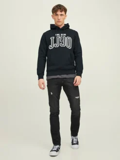 Jack & Jones Pullover & Sweatshirts*JJCEMB SWEAT HOOD Black