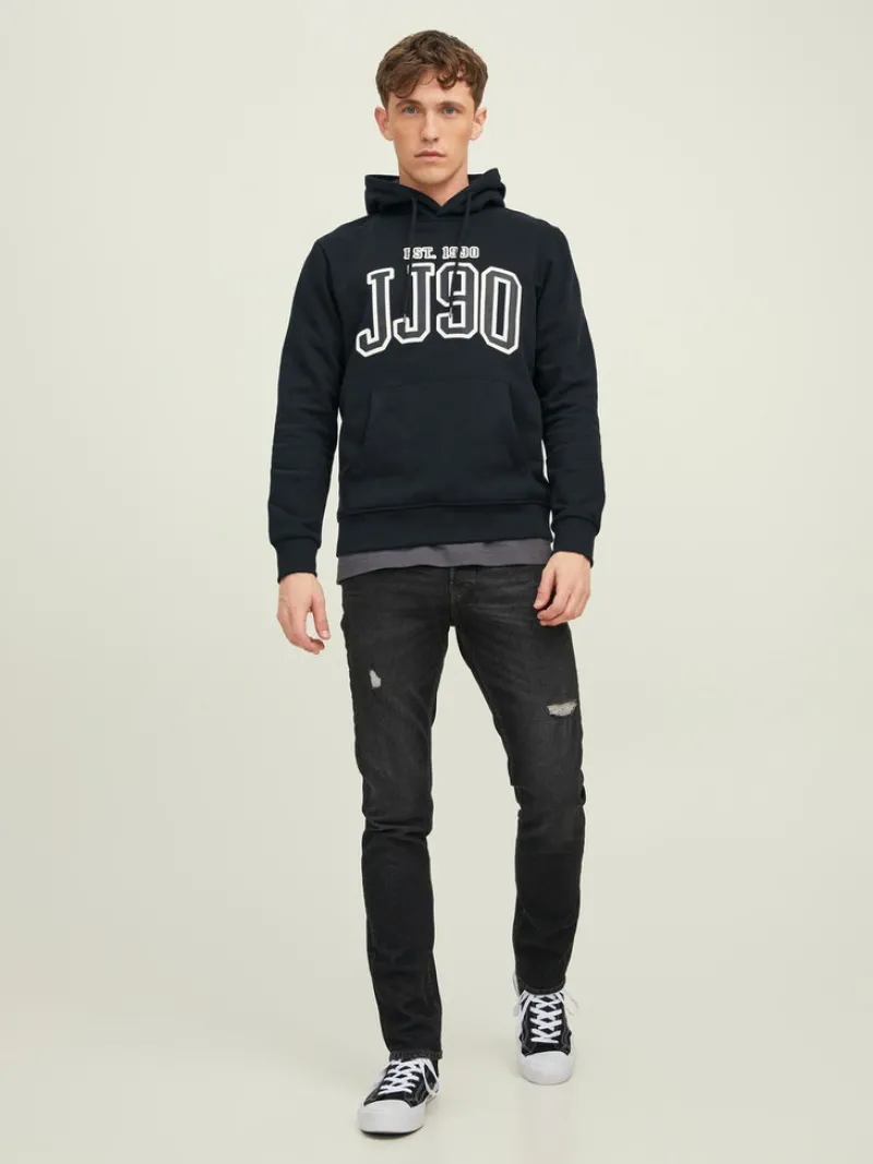 Jack & Jones Pullover & Sweatshirts*JJCEMB SWEAT HOOD Black