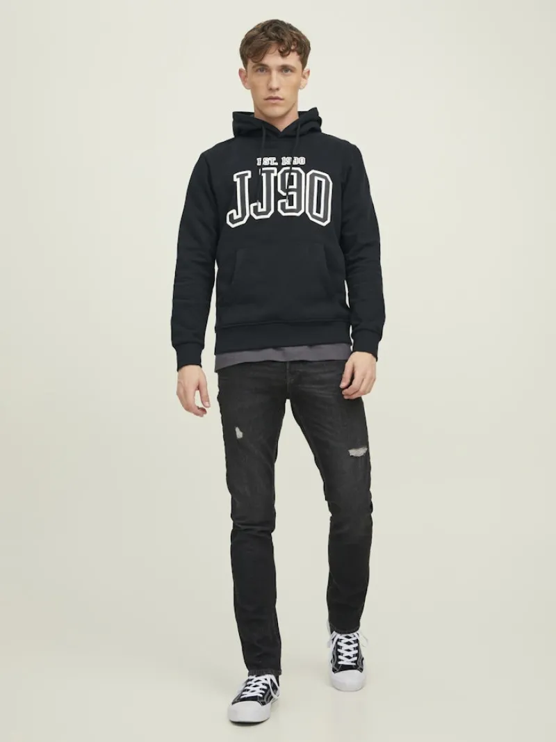 Jack & Jones Pullover & Sweatshirts*JJCEMB SWEAT HOOD Black