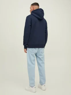 Jack & Jones Pullover & Sweatshirts*JJCEMB SWEAT HOOD Navy Blazer