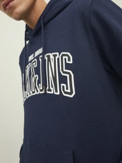 Jack & Jones Pullover & Sweatshirts*JJCEMB SWEAT HOOD Navy Blazer