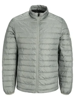 Jack & Jones Jacken*JJEACE SPRING PUFFER COLLAR SN Light Grey Melange