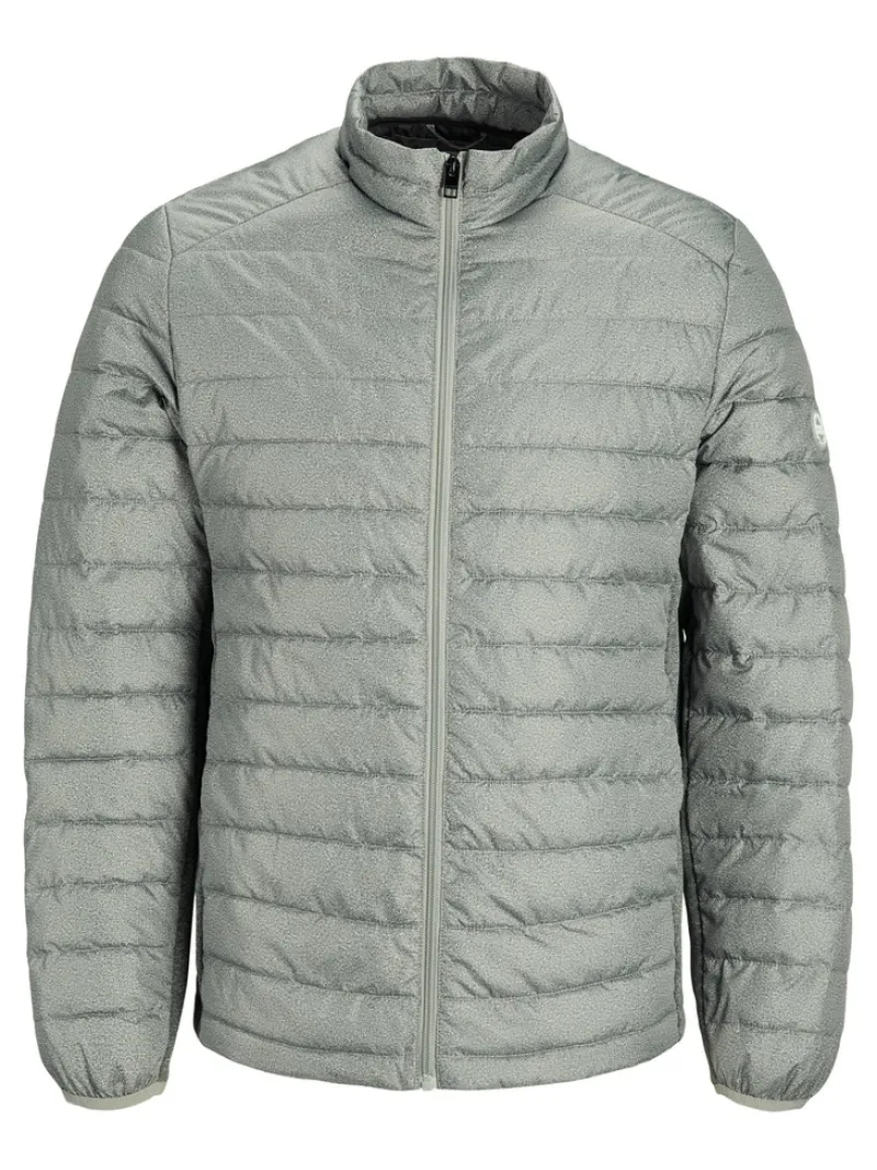 Jack & Jones Jacken*JJEACE SPRING PUFFER COLLAR SN Light Grey Melange