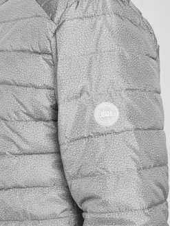 Jack & Jones Jacken*JJEACE SPRING PUFFER COLLAR SN Light Grey Melange