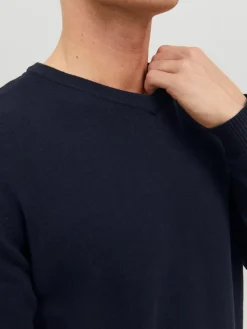 Jack & Jones Pullover & Sweatshirts*JJEBASIC KNIT V-NECK NOOS navy blazer1