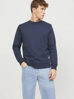 Jack & Jones Pullover & Sweatshirts*JJEBASIC SWEAT CREW NECK NOOS Navy Blazer