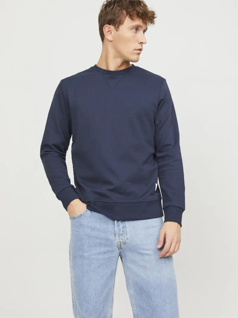 Jack & Jones Pullover & Sweatshirts*JJEBASIC SWEAT CREW NECK NOOS Navy Blazer