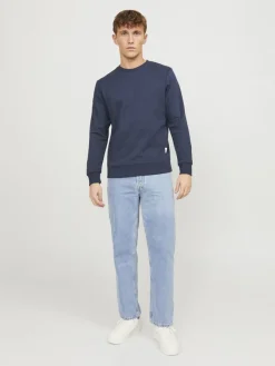 Jack & Jones Pullover & Sweatshirts*JJEBASIC SWEAT CREW NECK NOOS Navy Blazer