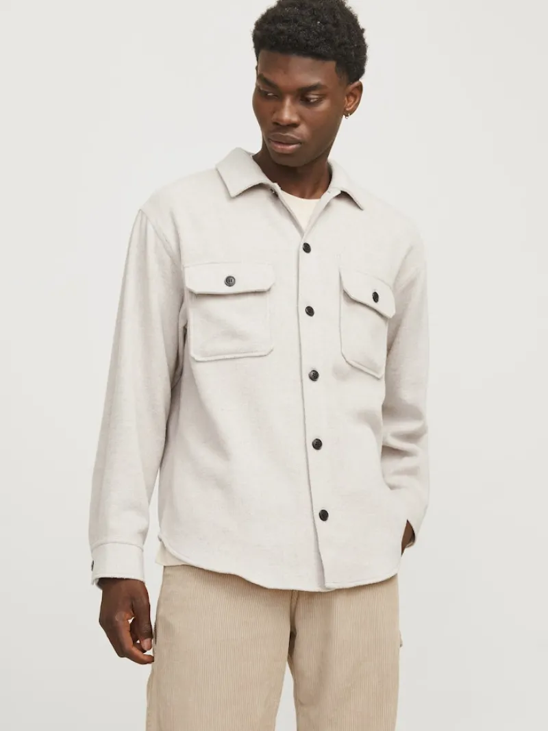 Jack & Jones Hemden*JJEBRADLEY OLLIE OVERSHIRT LS NOOS Peyote