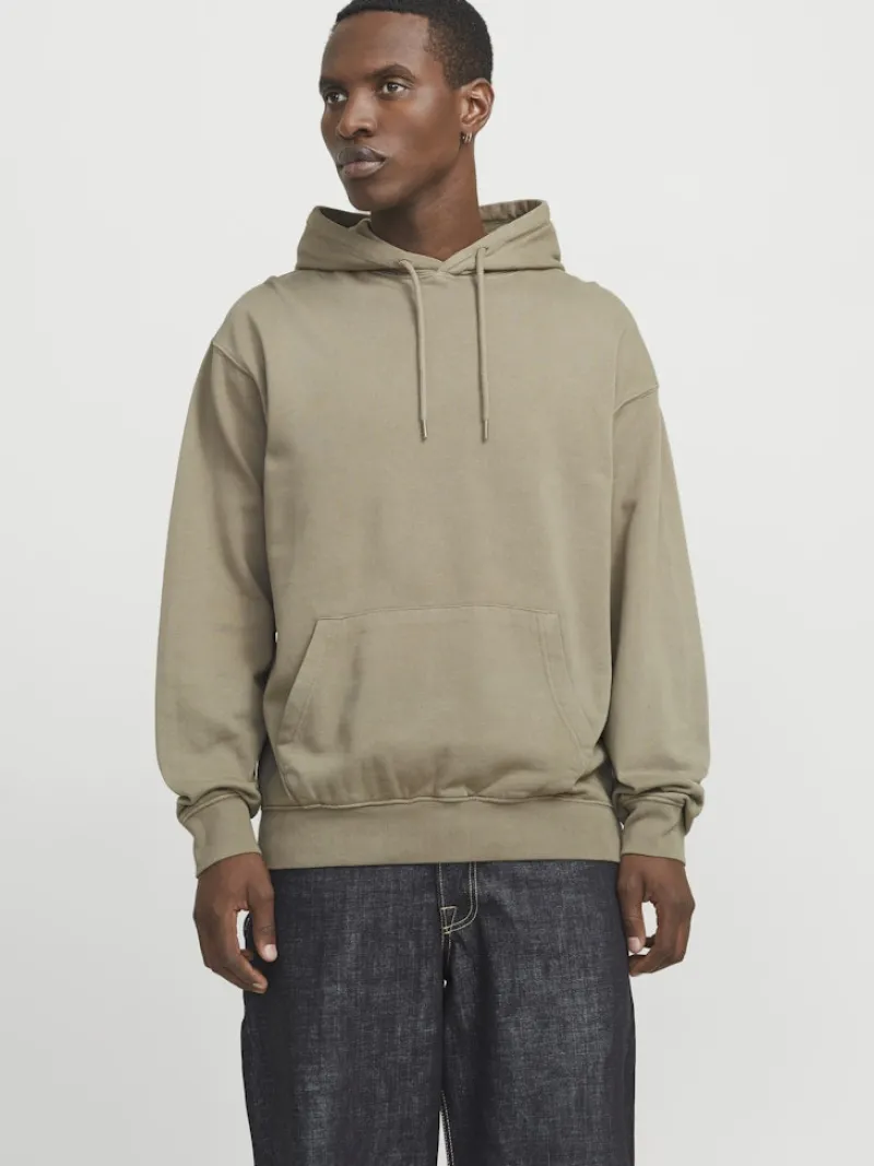 Jack & Jones Pullover & Sweatshirts*JJECHARGE FADED SWEAT HOOD NOOS Silver Sage