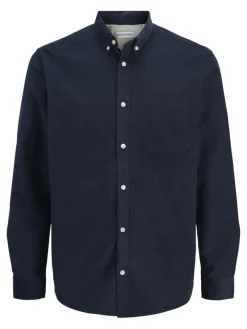 Jack & Jones Hemden*JJECLASSIC CORD SHIRT L/S SN Sky Captain