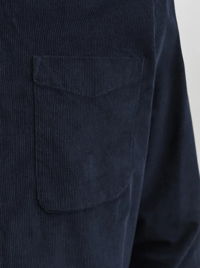 Jack & Jones Hemden*JJECLASSIC CORD SHIRT L/S SN Sky Captain
