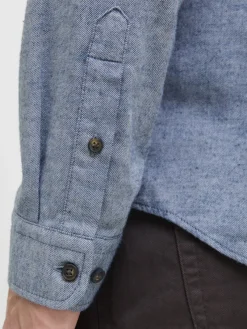 Jack & Jones Hemden*JJECLASSIC MELANGE SHIRT L/S NOOS faded denim