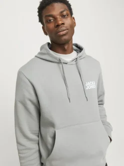 Jack & Jones Pullover & Sweatshirts*JJECORP LOGO SWEAT HOOD NOOS ultimate grey
