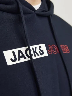 Jack & Jones Pullover & Sweatshirts*JJECORP LOGO SWEAT HOOD PLAY NOOS navy blazer2