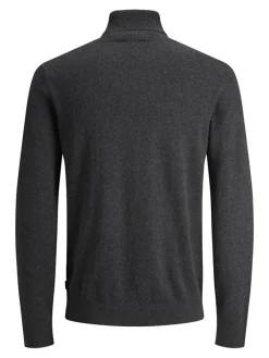 Jack & Jones Pullover & Sweatshirts*JJEEMIL KNIT ROLL NECK NOOS Dark Grey Melange