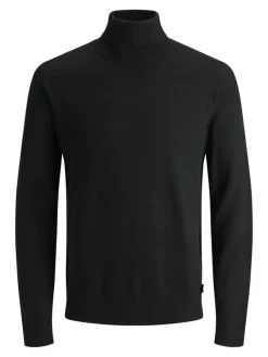 Jack & Jones Pullover & Sweatshirts*JJEEMIL KNIT ROLL NECK NOOS Black