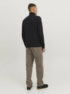 Jack & Jones Pullover & Sweatshirts*JJEEMIL KNIT ROLL NECK NOOS Black