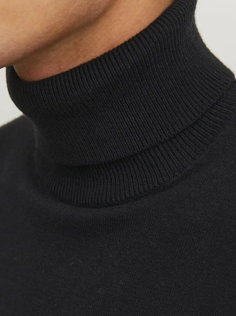 Jack & Jones Pullover & Sweatshirts*JJEEMIL KNIT ROLL NECK NOOS Black