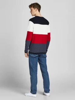 Jack & Jones Pullover & Sweatshirts*JJEGUSTAV KNIT CREW NECK NOOS true red
