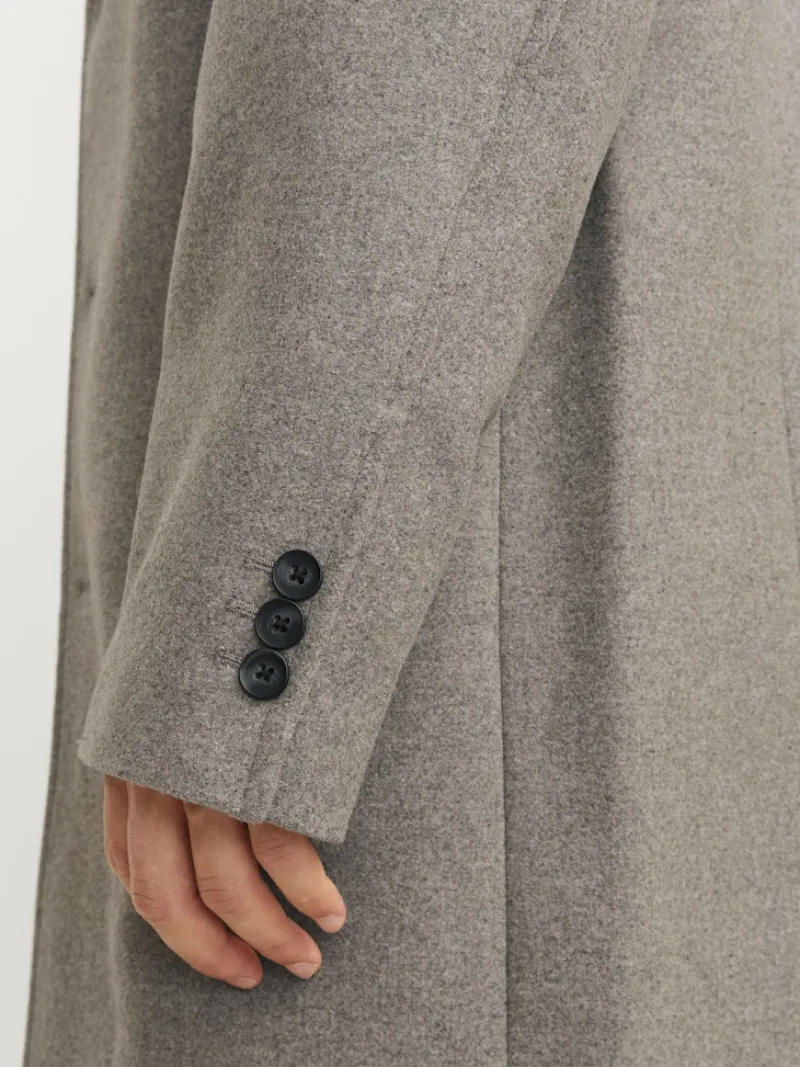 Jack & Jones Jacken*JJEHARRISON WOOL BLEND COAT SN greige