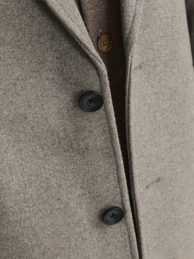 Jack & Jones Jacken*JJEHARRISON WOOL BLEND COAT SN greige