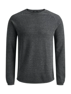 Jack & Jones Pullover & Sweatshirts|Big Boys*JJEHILL KNIT CREW NECK NOOS Dark Grey Melange